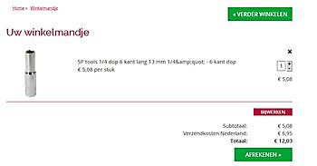 HET GEBRUIK VAN DE VARIANT - Webshop Gereedschapknaller.nl online tools kopen