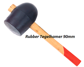 Rubber Tegelhamer 90mm - Webshop Gereedschapknaller.nl online tools kopen